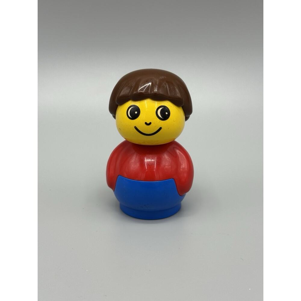 Lego Primo Vintage Duplo People Figure Red Shirt Retired